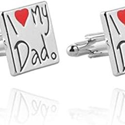 "I Love My Dad" Father's Day Pair Cufflinks for Men-picture-54