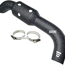 Dhe Best Bike Silencer Bend Pipe Heat Shield Protector Cover Guard and Black only for Bs6 Model Compatible with RE Scram 411-image-94