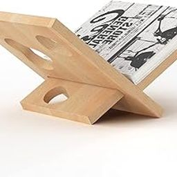 saif handicrafts Magazine Rack, Wooden Display Stand, Desktop Magazine Holder, Magazine Stand, Freestanding Magazine Holder Rack, Home Décor-30