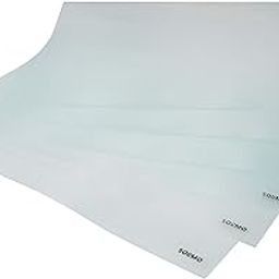 Amazon Brand - Solimo PVC Fridge Multipurpose Mat, Set of 6, White-image-28