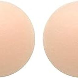 Women's/Girls Bra Breast Lift Tape Silicone Nippleless Covers Push up Breast Lift Pasties (Round) 2 Pair Beige-image-36