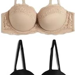 marks & spencer Womens Polyamide Blend Padded Wired Push up Multiway Bra (Pack of 2)-picture-47