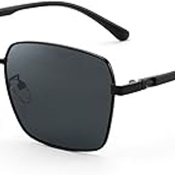 karsaer Polarized Driving Sunglasses for Men,UV Protection Square Sunglasses for Men Stylish E1243-picture-10