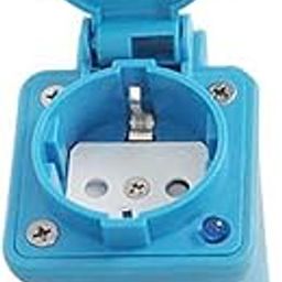 MERISHOPP European Travel Plug Adapter 7 Hole Universal for Home Household Travel Blue|Consumer Electronics | Multipurpose Batteries & Power | Surge Protectors Power Strips-picture-9