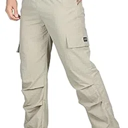 raxedo Cargo Pant for Men: Water Resistant Trekking Pants for Man, Ideal for Casual and Work Wear, Parachute Pants for Men, Korean Trousers for Man-picture-34