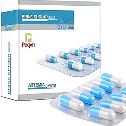 VAYINATO Peqon Artemia Cysts Brine Shrimp Eggs With 90% Hatching Rate For Baby Fish (1 Strip (10 Capsules)) By Petzlifeworld-image-37
