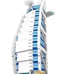 ROYAL DEALS Burj Al Arab Hotel Construction Building Blocks Set – LX.A475 | 2280 PCS Architecture Brick Model for Kids (Ages 6+)"-image-20