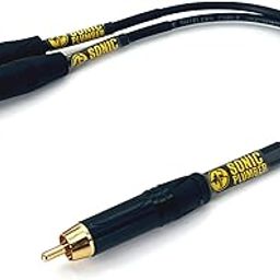 Black and Gold RCA Y Splitter-17