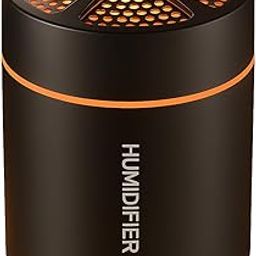 GlowBase Ultrasonic Cool Mist Humidifier with LED Lights, Essential Oil Compatible, Portable for Car Home Office, Black-10