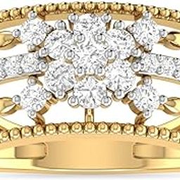 The Splendor 18KT Yellow Gold and Solitaire Ring for Women-image-58