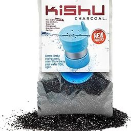 Kishu Charcoal Water Filter Refill for Brita-Style Pitcher & Dispenser - Activated Carbon for Brita Filter - Tested Charcoal Filter Refill of 6 Months Granules Supply-image-23