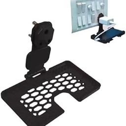 BENTOSA Foldable Wall Mount Holder Mobile,Tabletop Mobile Holder Charging Stand 3 pin Plug,Fit in Any Switch Board Just fix and Charging Universal Socket Plastic Phone Stand-2