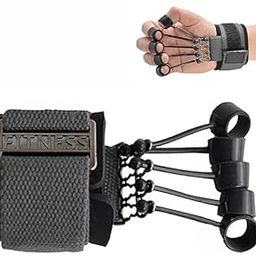 RS Fitz Finger Gripper Strength Trainer | Hand Exerciser Yoga Resistance Bands Finger Flexion And Extension Training Silicon Material | Finger Force Grip Device (Finger Gripper)-image-7