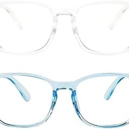 ARICKS Blue Light Blocking Glasses Gaming Filter Square Eyeglasses for Eye Protection Men Women, Computer/Tablet/Laptop/Mobile/TV, Anti-blue & Anti eyestrain PACK OF 2-image-80