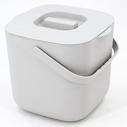 JADERLU Stylish Kitchen Compost Bin- 1.85 Gal/ 7L Countertop Compost Bin with Lid, Inner Sieve for Separating Liquid from Food, Easy to Clean (White, 1.85GAL)-13