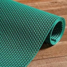 ISHKUNJ Anti Skid & Multipurpose/Rub lHr Mat/Bathroom Mat/Shower Mat/Carpet/Rug/Rainmat/Swimming Pool Mat|Waterproof Doormat for Indoor/Outdoor Home Office Entrance/Light Green || 2X3 Feet-image-84