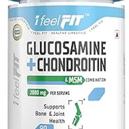 iFeelFIT Glucosamine Chondroitin & MSM for Joint & Cartilage Support - Extra Strength - 2000mg - 90 Capsules-4
