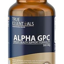 True Essential Alpha GPC 300mg 60 Capsules |Helps Improve Learning And Retention Supports Conginitive Performance Supports Brain Health-14
