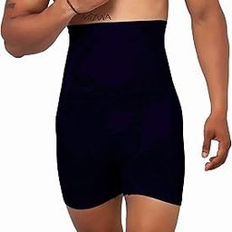Mens Seamless Tummy Tucker Waist Cincher Thigh Slimming Body Shapewear Belly Girdle Boxer Briefs-image-12
