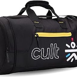 35 Litre Gym Bag for Men & Women | Gym Bag with Shoe Compartment & Shoulder Strap | Comfortable Handle | Black-54