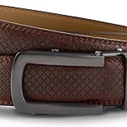 THEO Belt For Men Leather Original (Free Size Fits Up to 44 Inch Waist) Ratchet Straps, Unique Magnetic Auto-lock Buckle Belt Leather For Men-image-80