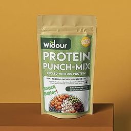 Widour Protein Punch-Mix, 8-in-1 Dry Fruits & Seeds Mix, 20g Protein, 80g-image-43