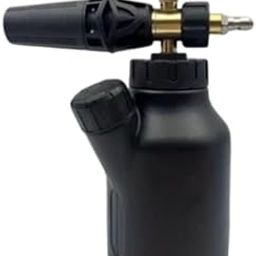 MisterMonger Foam Cannon Soap Dispenser with Adjustable Nozzle, Quick Release Coupler, Measurement Cap, Black-image-69