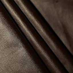 CLICKNPICK Poly Fabric Upholstery Rexine, Artificial Leather Sheet -140 cms Width -PU Mix, Matte Finish, Brown 2 - Half Meter-3