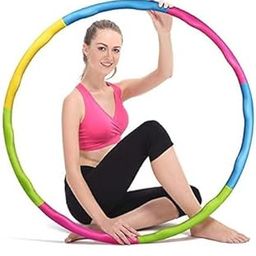 YBN Plastic Adjustable Exercise Fitness Ring Octa Hula Hoop for Adult Kids | Gym equipments | (Multicolour, Size 46-75 Cms Diameters) (1)-image-12