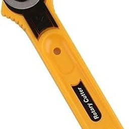 KRAFTMASTERS� 28 mm Rotary Cutter Easy Fabric Cutting Scrap-Booking Comfortable Handle for Right and Left Handed Cutting Tool-30