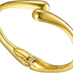 Latest Stylish Gold Plated Bangle Bracelet for Women and Girls (16461b)-19