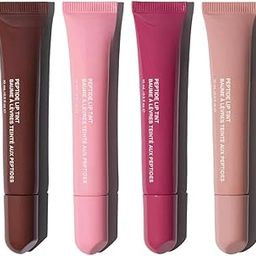 Peptide Tinted Lip Balm 24 Hrs Moisturization, Hydrates, Plumps & Repairs Moisture Barrier Lip Balm for Women (Set of 4) (EXPRESSO, RESBEERY, TOAST, RIBBION)-image-90