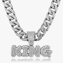 King Cuban Diamond Rappers Iceout Chain for Mens/Boys-image-62