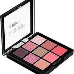 Swiss Beauty Ultimate 9 Pigmented Colors Eyeshadow Palette Long Wearing And Easily Blendable Eye Makeup Palette Matte, Shimmery And Metallic Finish - Multicolor-02, 6G-15