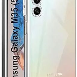 CEDO Samsung Galaxy M35 (5G) Bumper Case | Soft Jel Flexible Thin Full Protection Shock Proof Clear TPU Back Case Cover for Samsung Galaxy M35 (5G) (Transparent)-image-96