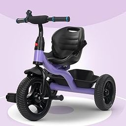 Baybee Hubble Baby Tricycle for Kids | Balanced Baby Trikes with Safety Belt, Eva Wheels & Storage Basket for Toys | Children Bicycle for Kid | Kids Cycle for 2-5 Years Boy Girl (Purple)-image-29