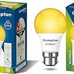 Crompton Dyna Ray 5W Round B22 LED Warm White Pack of 2-30