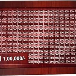 Shubh Sampatti Wooden Piggy Bank Currency Box with ₹1 Lakh Note Design – Ideal for Gifting & Savings-image-17