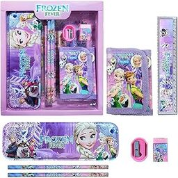 Party Propz Frozen Gifts for Girls - Pack of 7 Pcs, Stationery Items for Girls | Elsa Accessories for Girl | Stationary Set Return Gift | School Accessories | Items for Birthday-9
