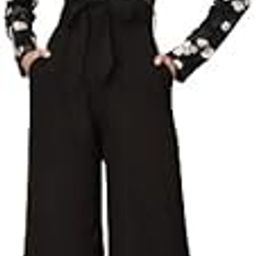 jumpsuits for women Women black white printed basic jumpsuit-0