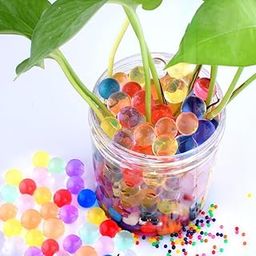 ASUNFISH 2000 PCS Water Jelly Beads (Multicolour) - Polymer Super Absorbent Polymer Jelly Balls - Crystal Jelly Balls - Water Balls - Jelly Water Beads for Plants-image-28