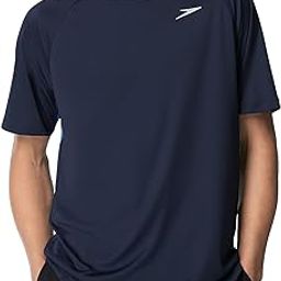 Men's Uv Swim Shirt Short Sleeve Fitness Rashguard-image-72