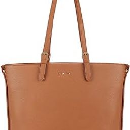 Mood Muse Laptop Tote for Women, Faux Leather Handbag With Padded 14-Inch Laptop Compartment, Spacious Interior With Multiple Pockets, Trendy Women's Handbags, Shoulder Bags For Girls-image-41
