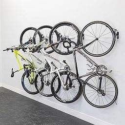 StoreYourBoard Swivel Bike Wall Rack, 4 Pack Garage Hanger Hook, Swing 90 Degrees, Vertical Bike Hanger Hook for Indoor, Bicycle Storage, Space Saving Bike Holder-image-9