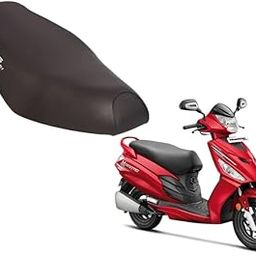 KSHEERI Maestro Scooty Seat Cover Protect from Rust and Dust, PU Leather Waterproof Durable Seat Cover (Black)-27
