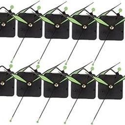 MERISHOPP® 10 Set Movement with Pointer for Quartz Wall Clock Repair Replacement Green|Crafts | Other Crafts| Other Crafts-picture-21