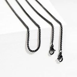 atovio Metal Lanyard Chain Necklace for Portable Air Purifier – Stainless Steel Coated, Ideal for Men & Women (Metallic Black Chain, atovio Air Purifier Accessories)-image-103