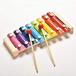 Kidken Wooden Classic Xylophone Musical Toy for Children with 8 Note (Multicolor)-image-65