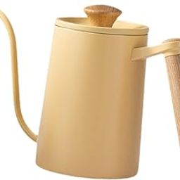 Pour Over Coffee Kettle Practical Mini Water Kettle for Camping Home Kitchen Yellow|Stainless Steel Kettle | Electric Tea Kettle-image-15