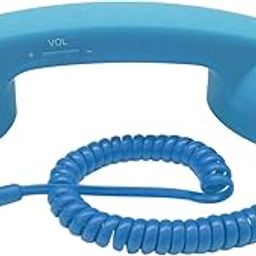 UJEAVETTE® Retro Telephone Handset 3.5Mm Classic Mini for iPhone Ipad Mobile Phones Light Blue-24